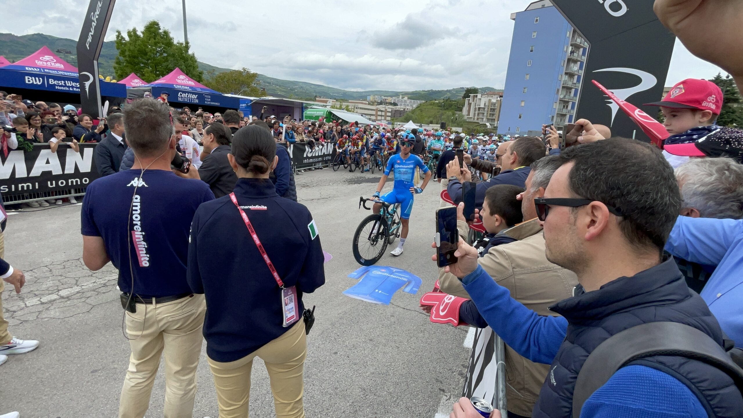 POTENZA: PARTENZA GIRO D’ITALIA PER NAPOLI